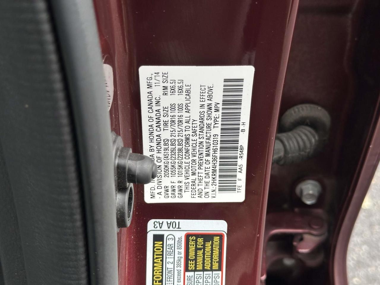 2015 Honda CR-V LX Alexandria VA