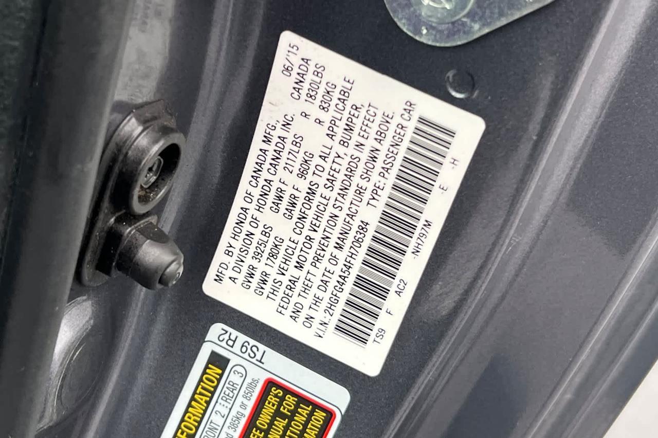 2015 Honda Civic Roseville CA