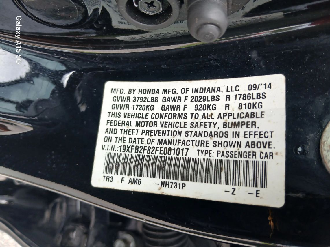 2015 Honda Civic EX Sedan 4D Maitland FL