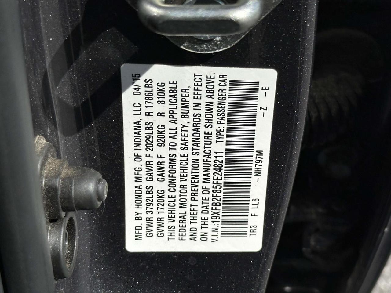 2015 Honda Civic EX Alexandria VA