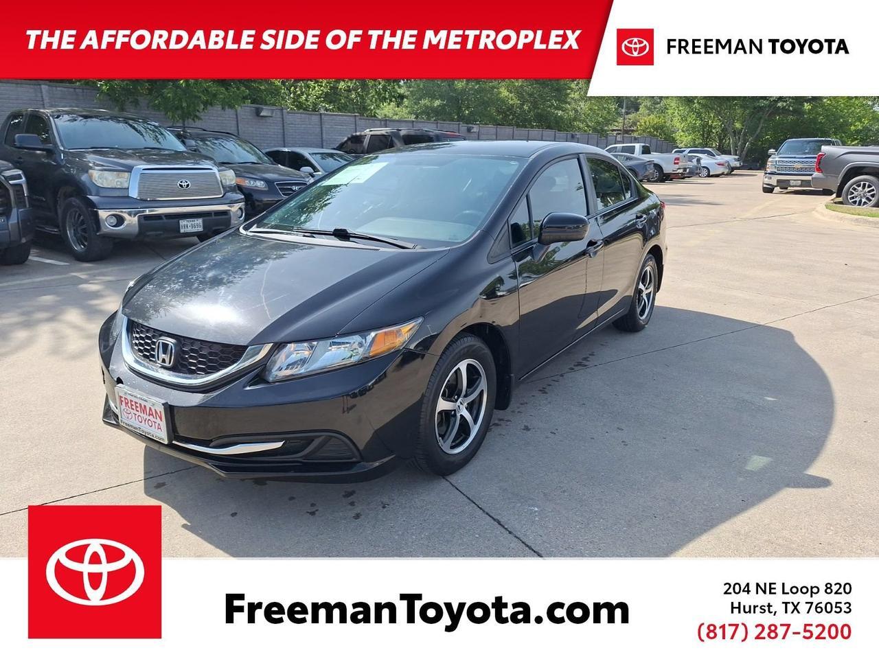 2015 Honda Civic Sedan SE Hurst TX