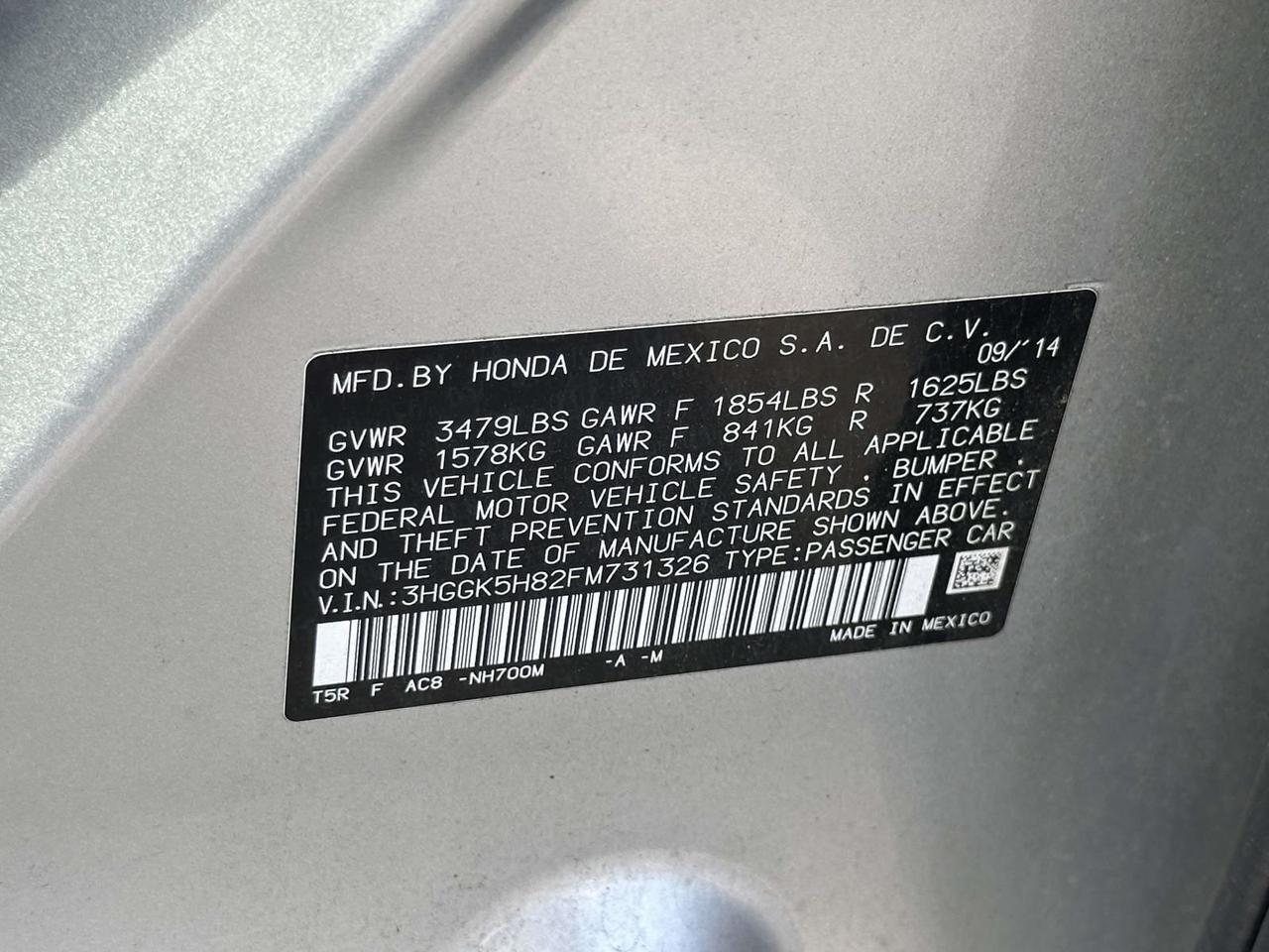 2015 Honda Fit EX Alexandria VA