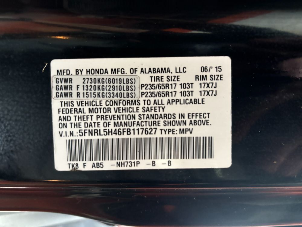 2015 Honda Odyssey EX Franklin OH