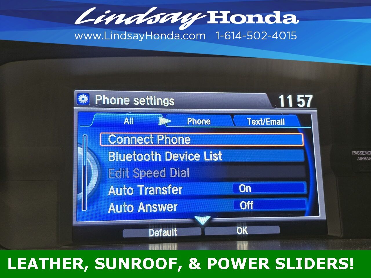 2015 Honda Odyssey EX-L Columbus OH