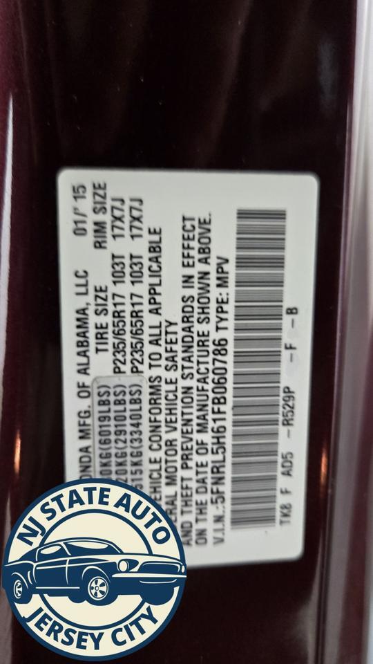 2015 Honda Odyssey EX-L Jersey City NJ