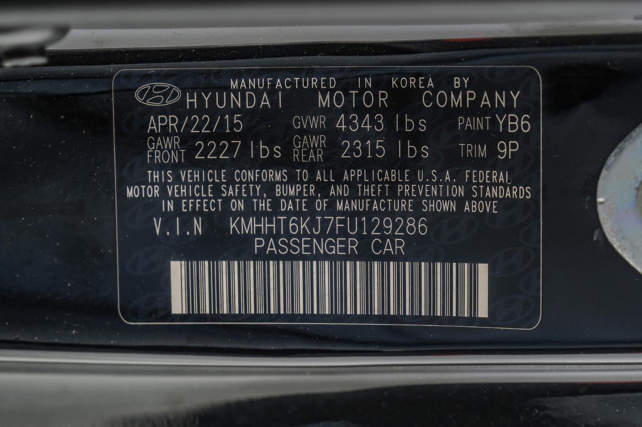 2015 Hyundai Genesis 3.8 KEYLESS START BLUETOOTH AUTOMATIC CLIMATE CONTROL CRUISE CONTROL ALLOY WHEELS Carrollton TX