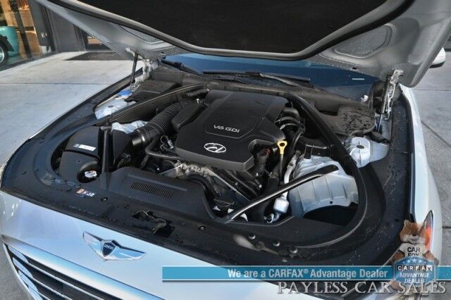 2015 Hyundai Genesis AWD / Ultimate & Signature Pkg / Tech Pkg / Heated & Cooled Leather Seats / Heated Steering / Sunroof / NAV / Lexicon Speakers / HUD / Adaptive Cruise / Lane Depart & Blind Spot Alert / 29 MPG / Only 49k Miles Anchorage AK