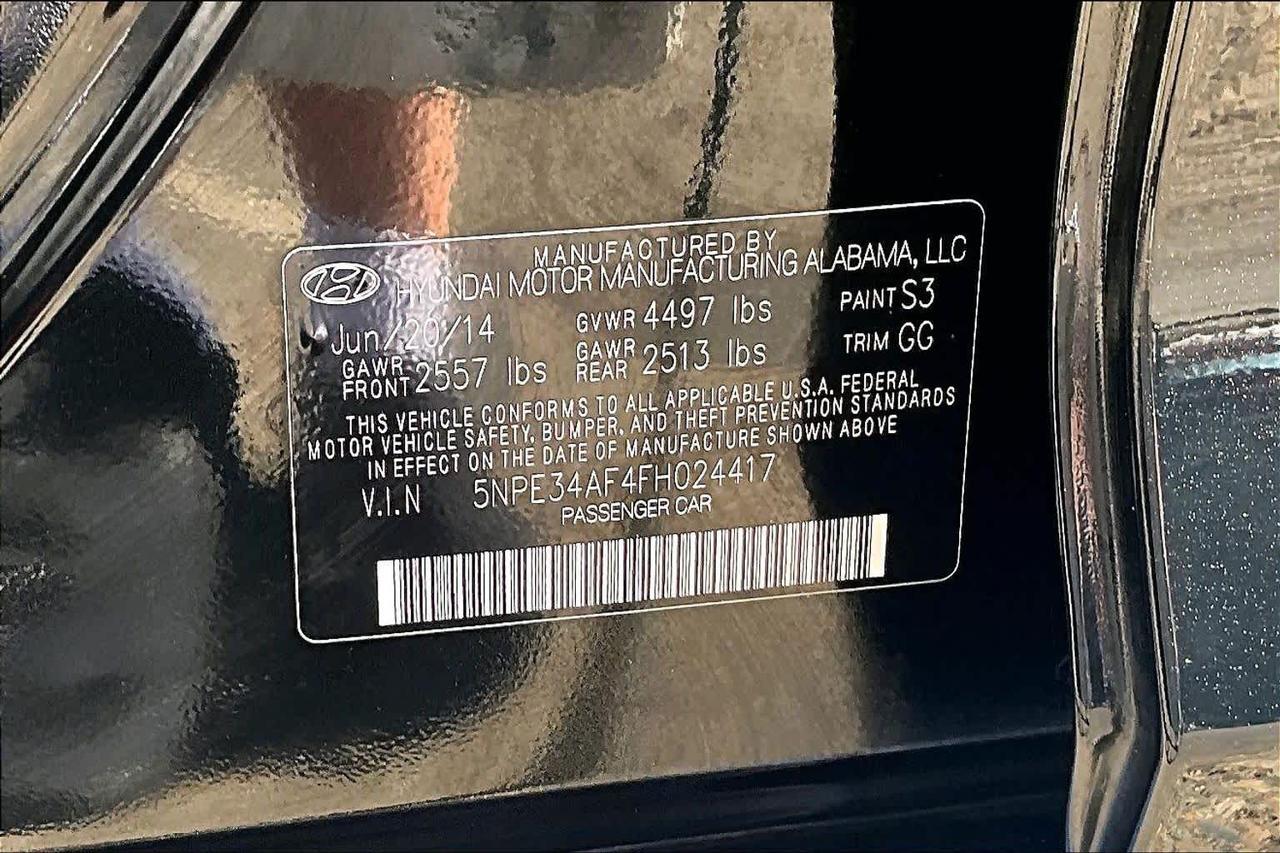 2015 Hyundai Sonata 2.4L Sport Folsom CA