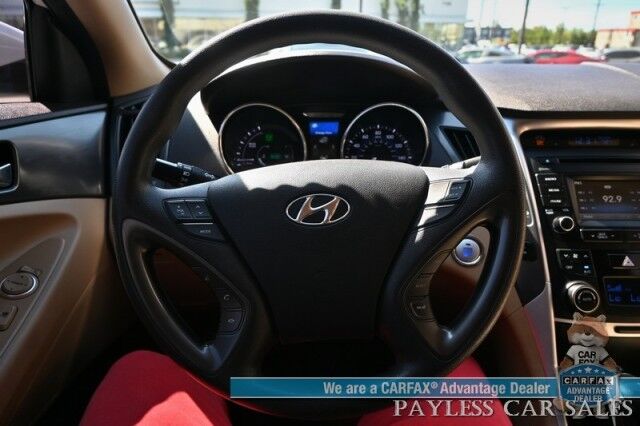 2015 Hyundai Sonata Hybrid / Power Mirrors, Windows & Locks / Heated Front Cloth Bucket Seats / Bluetooth / Backup Camera / Keyless Entry & Start / Cruise Control / Aux & USB Inputs / Only 57K Miles / 40 MPG Anchorage AK