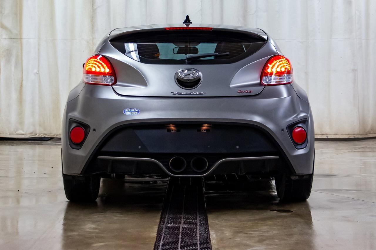 2015 Hyundai Veloster Turbo Tech Leather Roof Nav Red Deer AB