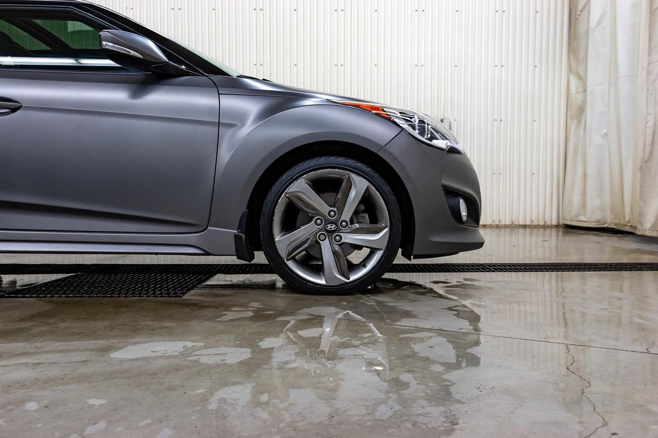 2015 Hyundai Veloster Turbo Tech Leather Roof Nav Red Deer AB