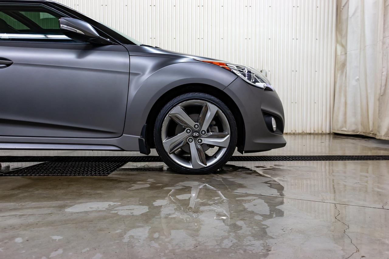 2015 Hyundai Veloster Turbo Tech Leather Roof Nav Red Deer AB