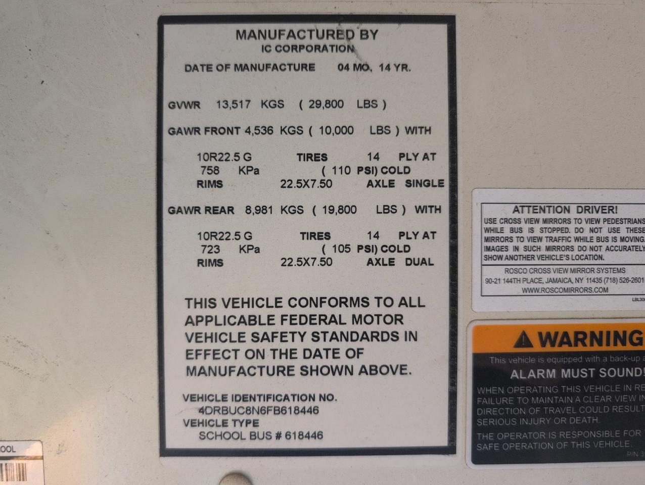 2015 IC INTERNATIONAL CE300