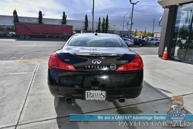 2015 INFINITI Q60 Coupe / AWD / Sport Pkg / Premium Pkg / Power & Heated Leather Seats / Sunroof / Navigation / Bose Speakers / Bluetooth / Backup Camera / Keyless Entry & Start / HID Headlamps / Low Miles Anchorage AK