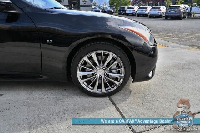 2015 INFINITI Q60 Coupe / AWD / Sport Pkg / Premium Pkg / Power & Heated Leather Seats / Sunroof / Navigation / Bose Speakers / Bluetooth / Backup Camera / Keyless Entry & Start / HID Headlamps / Low Miles Anchorage AK