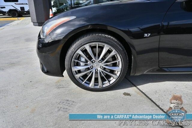 2015 INFINITI Q60 Coupe / AWD / Sport Pkg / Premium Pkg / Power & Heated Leather Seats / Sunroof / Navigation / Bose Speakers / Bluetooth / Backup Camera / Keyless Entry & Start / HID Headlamps / Low Miles Anchorage AK