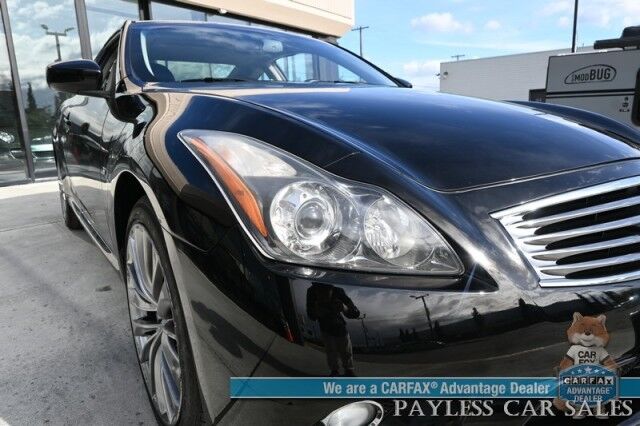2015 INFINITI Q60 Coupe / AWD / Sport Pkg / Premium Pkg / Power & Heated Leather Seats / Sunroof / Navigation / Bose Speakers / Bluetooth / Backup Camera / Keyless Entry & Start / HID Headlamps / Low Miles Anchorage AK