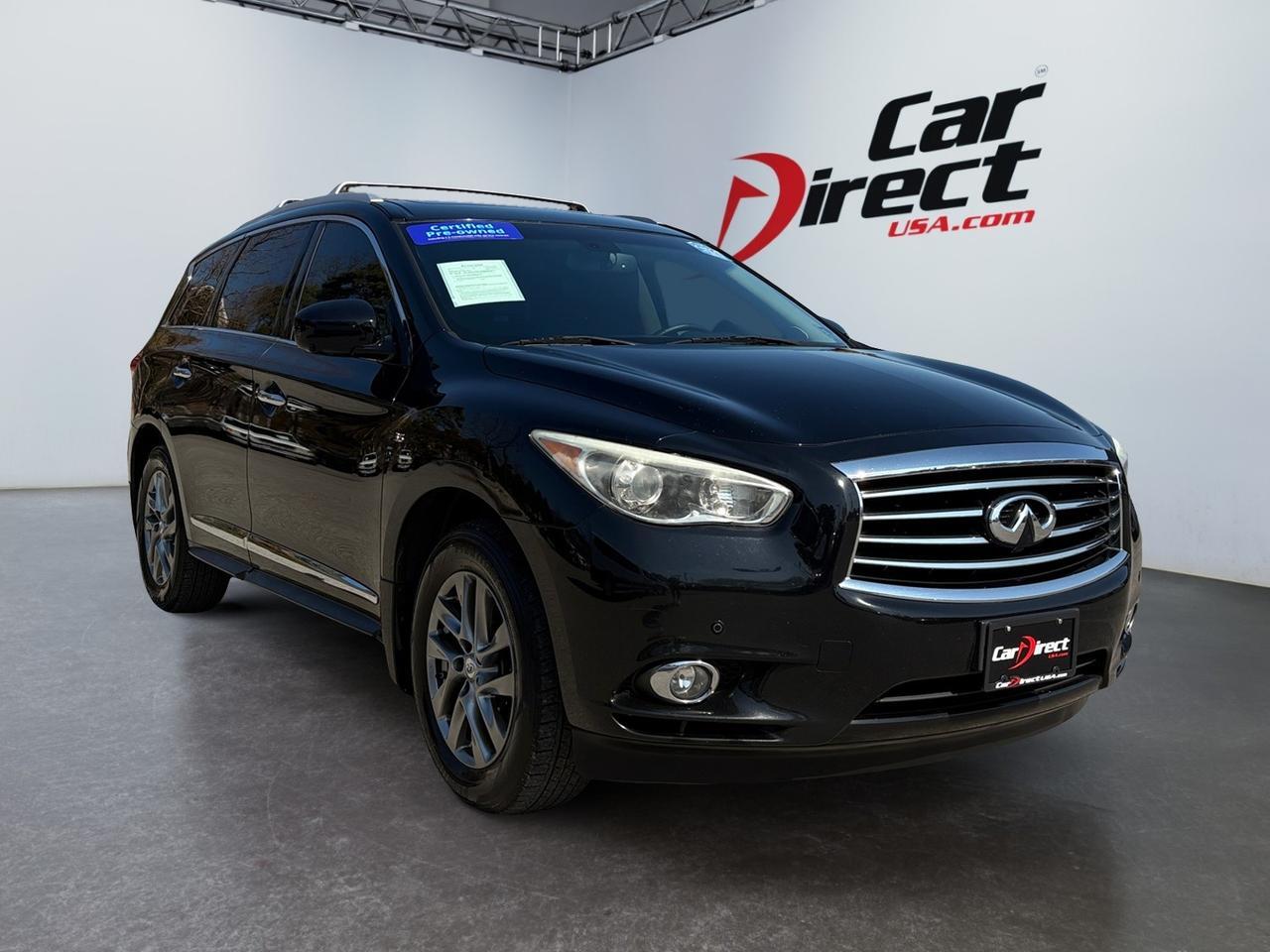 2015 INFINITI QX60 SUNROOF, DRIVE MODES, 3RD ROW SEATS, 2ND ROW DVS ENTERTAINMENT, HEATED SEATS, 360 BACKUP CAMERA, NAVIGATION, PUSH BUTTON START, LOW MILES, RIDE IN ELEGENCE IN THIS INFINITI! Virginia Beach VA