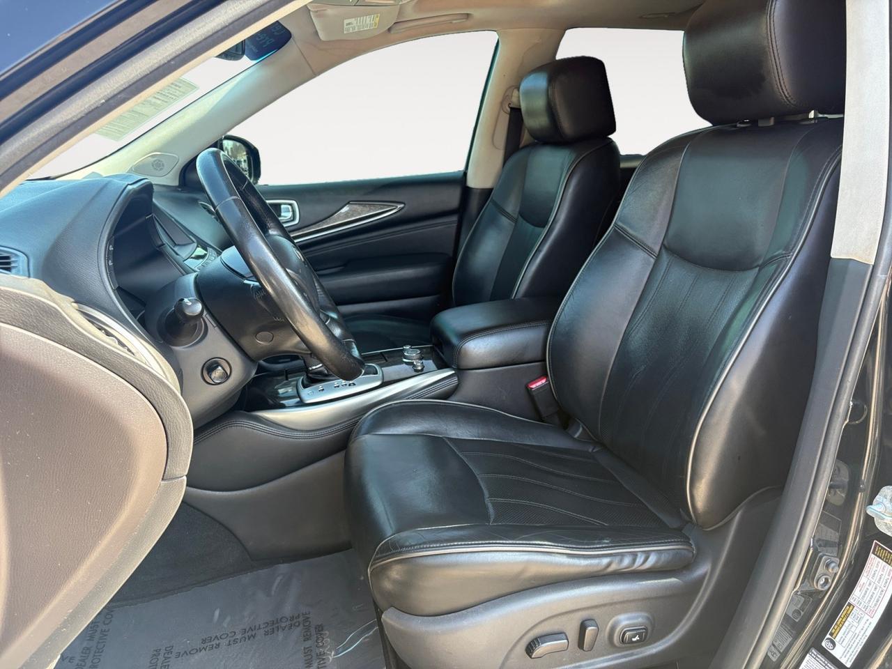 2015 INFINITI QX60 SUNROOF, DRIVE MODES, 3RD ROW SEATS, 2ND ROW DVS ENTERTAINMENT, HEATED SEATS, 360 BACKUP CAMERA, NAVIGATION, PUSH BUTTON START, LOW MILES, RIDE IN ELEGENCE IN THIS INFINITI!