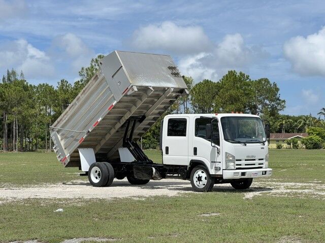 2015 Isuzu NQR Crew Cab 14&apos; Aluminum Landscape Dump Truck