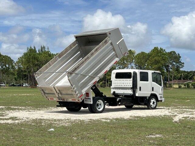 2015 Isuzu NQR Crew Cab 14&apos; Aluminum Landscape Dump Truck Homestead FL