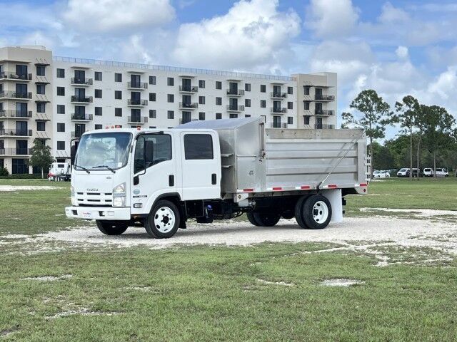 2015 Isuzu NQR Crew Cab 14&apos; Aluminum Landscape Dump Truck Homestead FL
