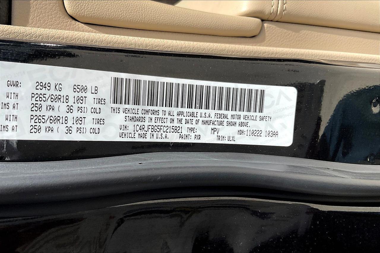 2015 JEEP GRAND CHEROKEE LIMITED Houston TX