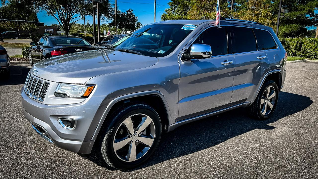 2015 JEEP GRAND CHEROKEE OVERLAND RWD, ONE OWNER AND ONLY 69K MILES, TOW PACKAGE, NAVIGATION