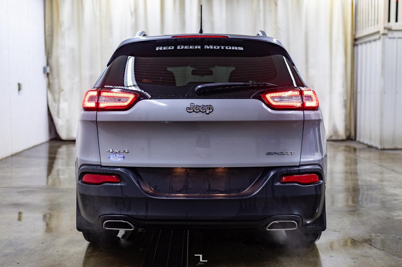 2015 Jeep Cherokee 4x4 Sport Heated Seats Red Deer AB