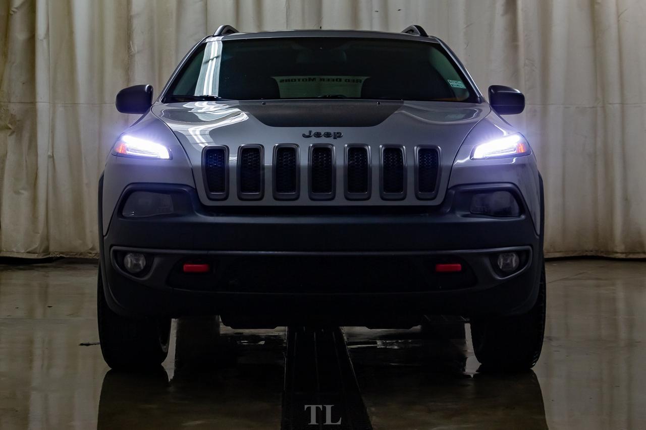 2015 Jeep Cherokee 4x4 Trailhawk Leather Nav BCam Red Deer AB