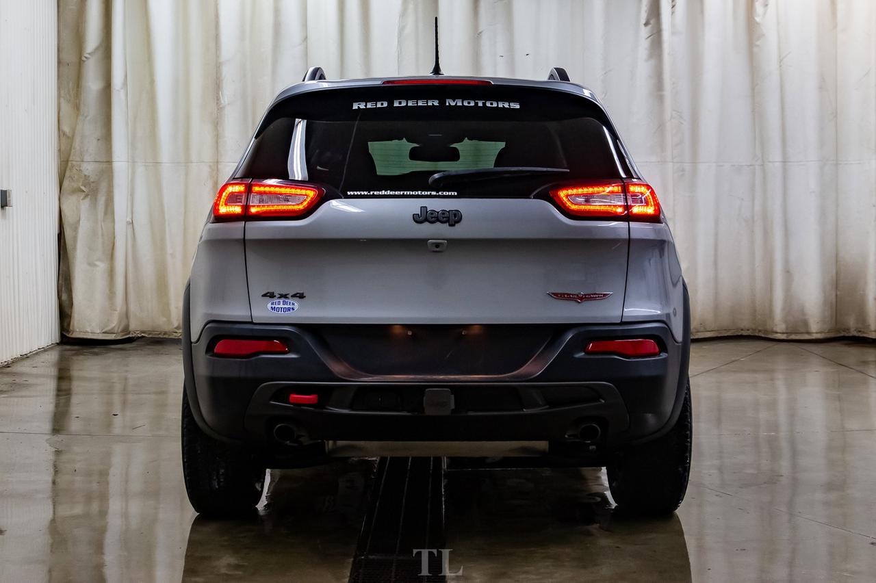 2015 Jeep Cherokee 4x4 Trailhawk Leather Nav BCam Red Deer AB