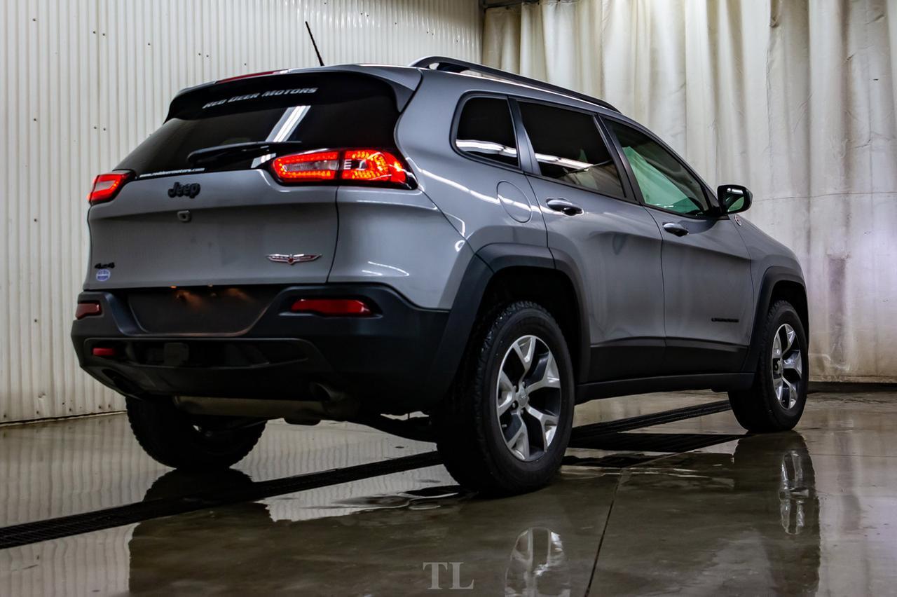 2015 Jeep Cherokee 4x4 Trailhawk Leather Nav BCam Red Deer AB