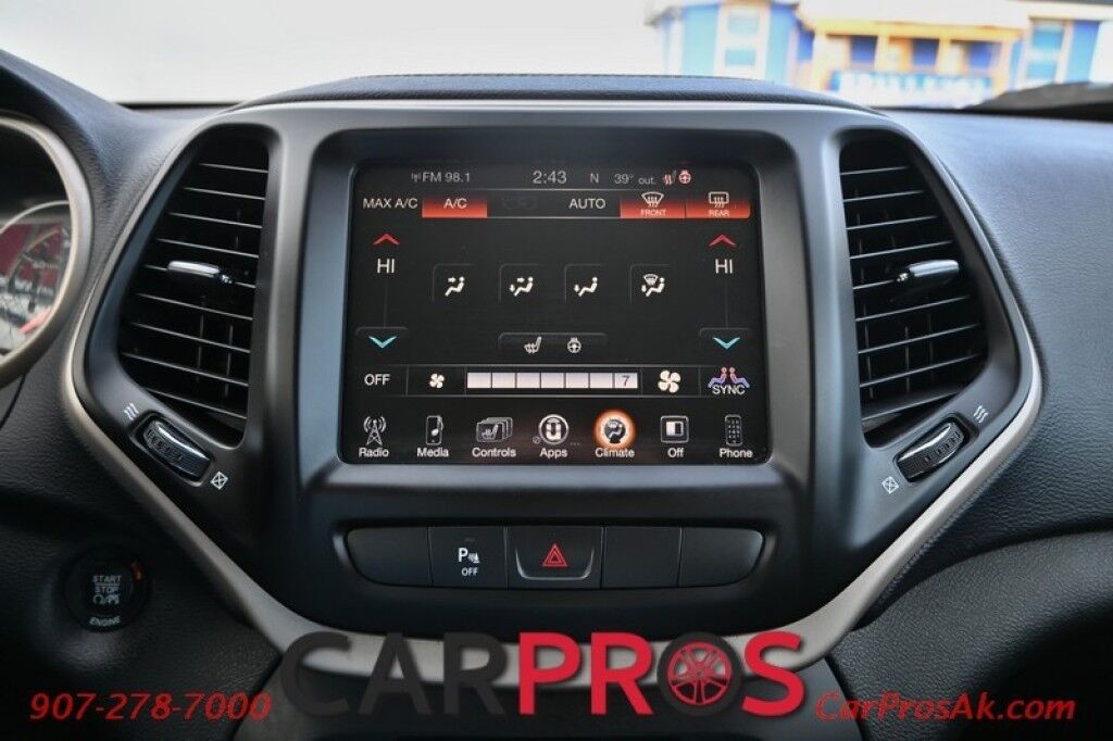 2015 Jeep Cherokee Latitude - 4X4 - 3.2L V6 - Auto Start - Power Driver's Seat - Heated Seats & Steering Wheel - Keyless Entry & Push to Start - Backup Camera - Power Liftgate - Blind Spot Alert - Rear Parking Sensors Anchorage AK