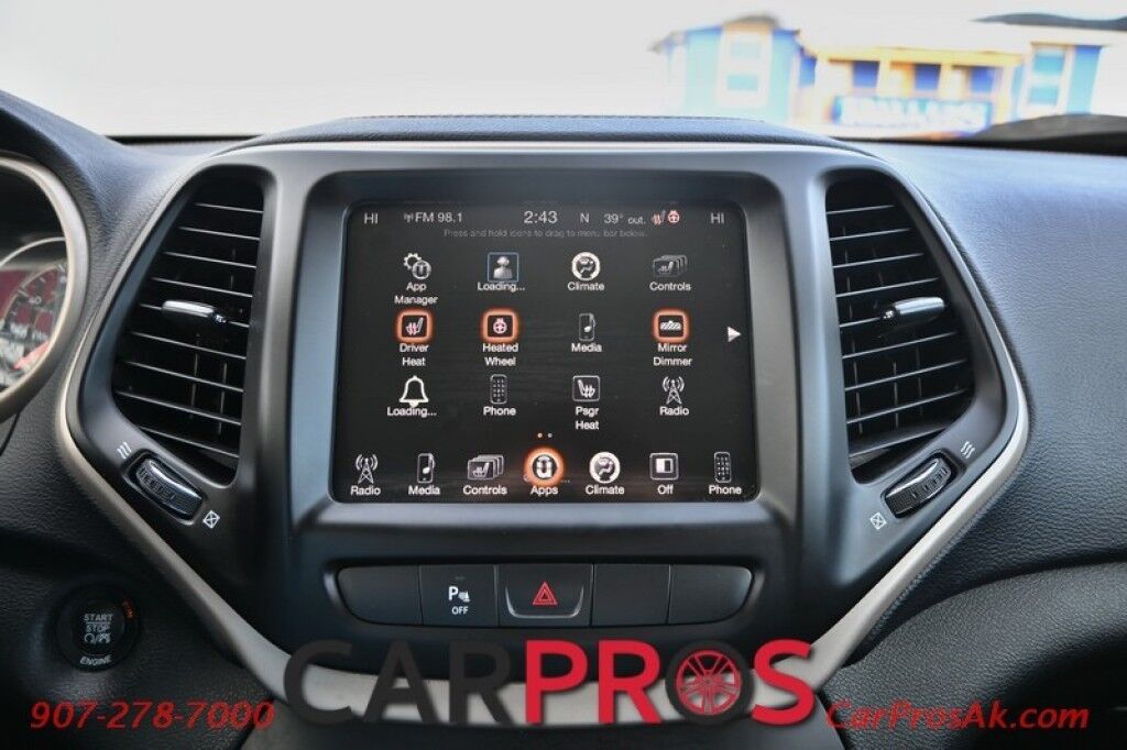 2015 Jeep Cherokee Latitude - 4X4 - 3.2L V6 - Auto Start - Power Driver's Seat - Heated Seats & Steering Wheel - Keyless Entry & Push to Start - Backup Camera - Power Liftgate - Blind Spot Alert - Rear Parking Sensors Anchorage AK