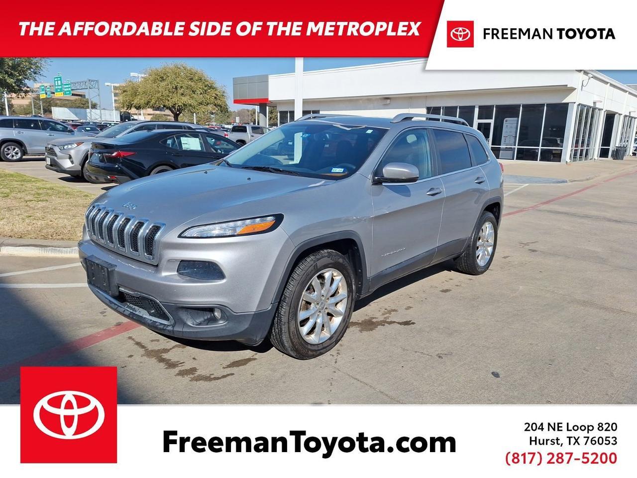 2015 Jeep Cherokee Limited Hurst TX