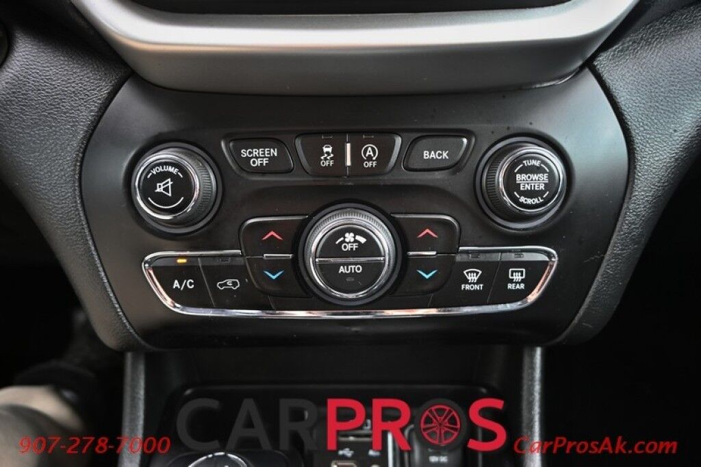 2015 Jeep Cherokee Trailhawk - 4X4 - Comfort & Convenience Group - 3.2L V6 - AutoStart - Heated & Cooled Leather Seats - Heated Steering Wheel - Bluetooth - Navigation - Back Up Camera - Cruise Control - Power Liftgate - Tow Pkg Anchorage AK