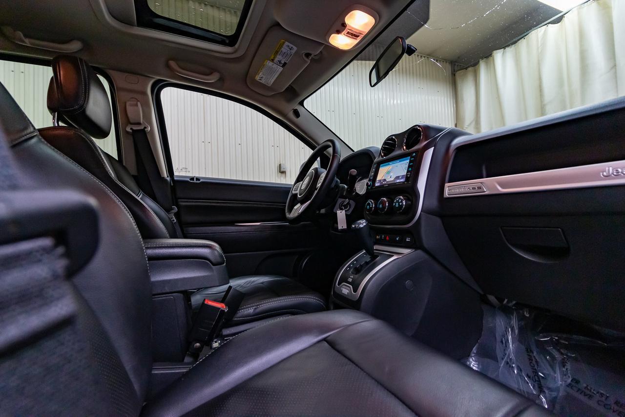 2015 Jeep Compass 4x4 High Altitude Leather Roof Nav BCam Red Deer AB