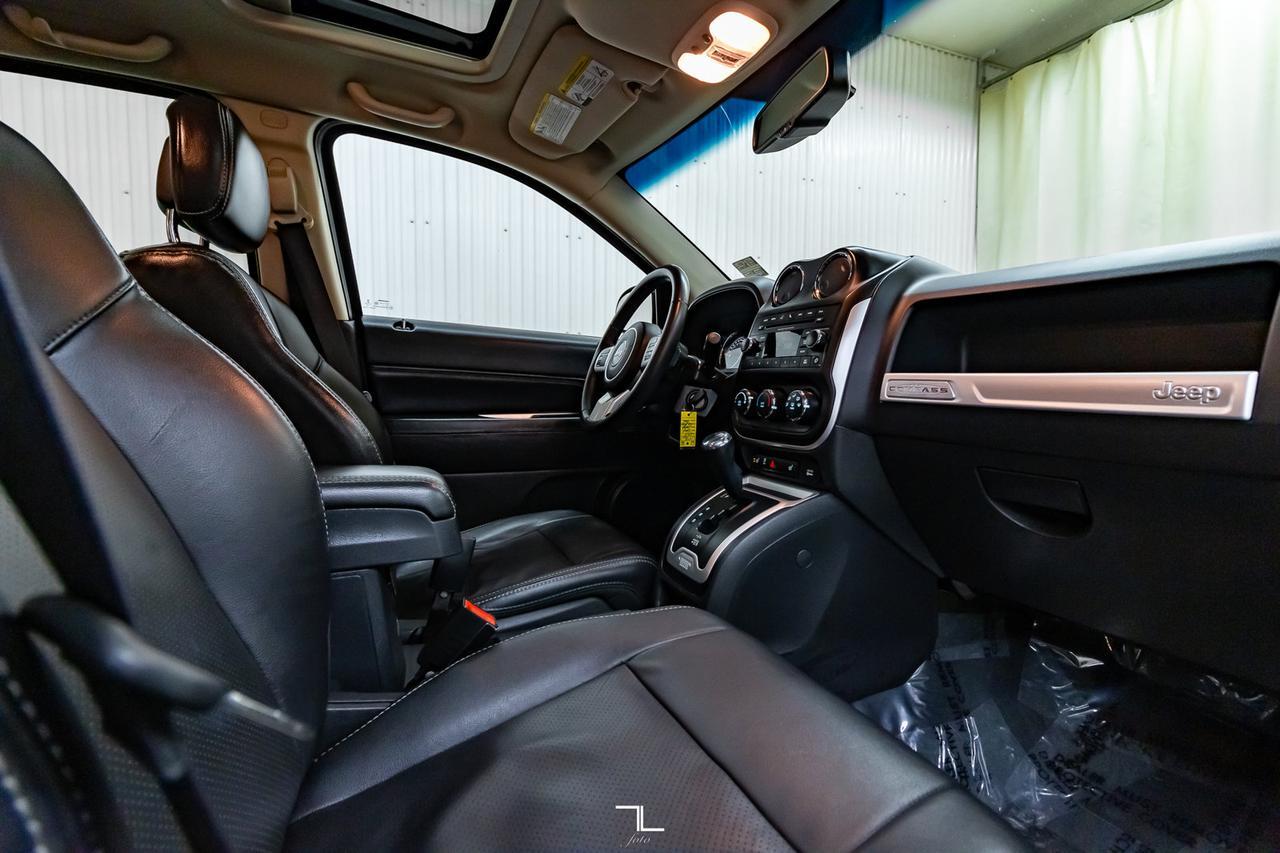 2015 Jeep Compass 4x4 High Altitude Leather Roof Red Deer AB