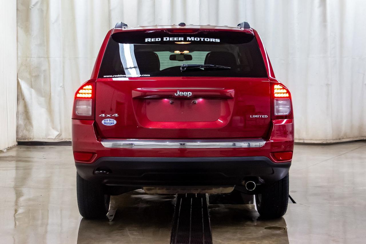 2015 Jeep Compass 4x4 Limited Leather Nav BCam Red Deer AB