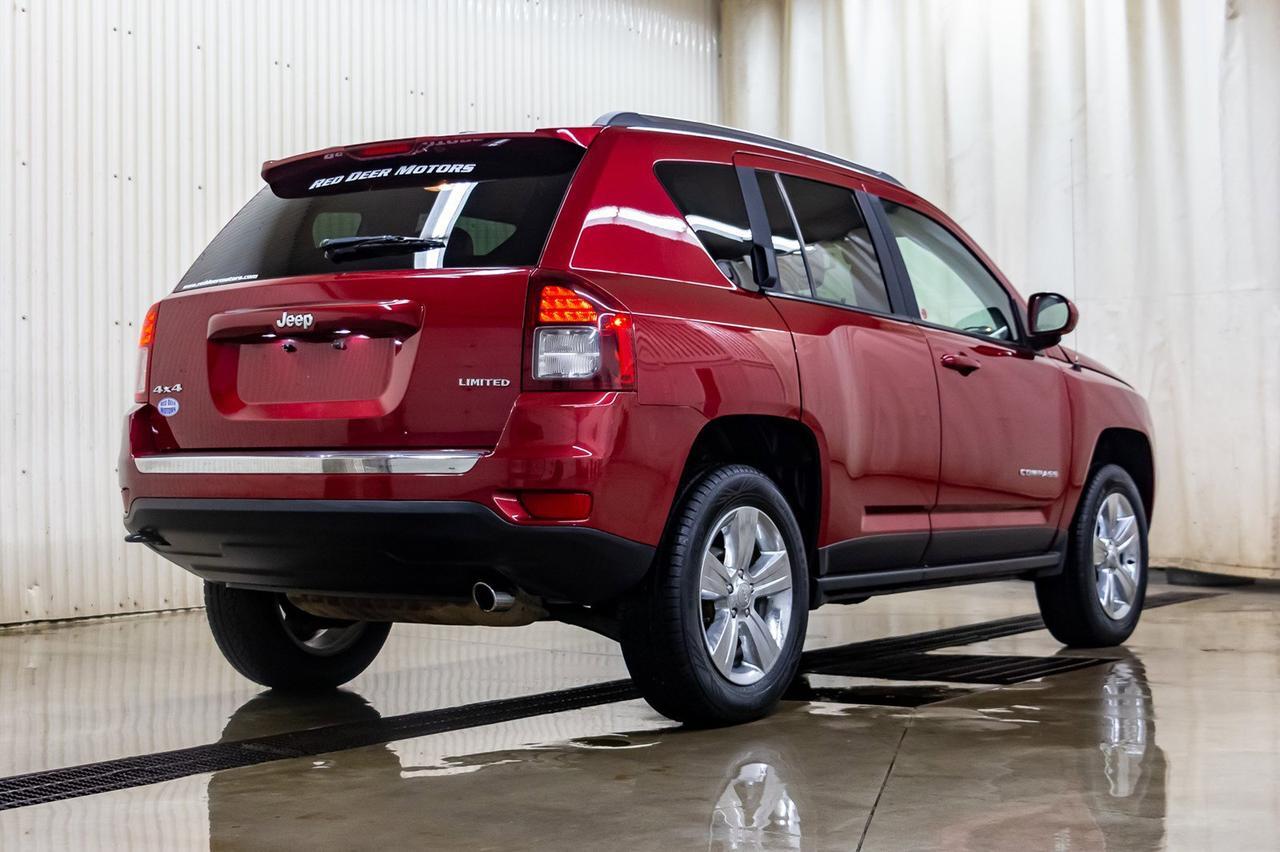 2015 Jeep Compass 4x4 Limited Leather Nav BCam Red Deer AB