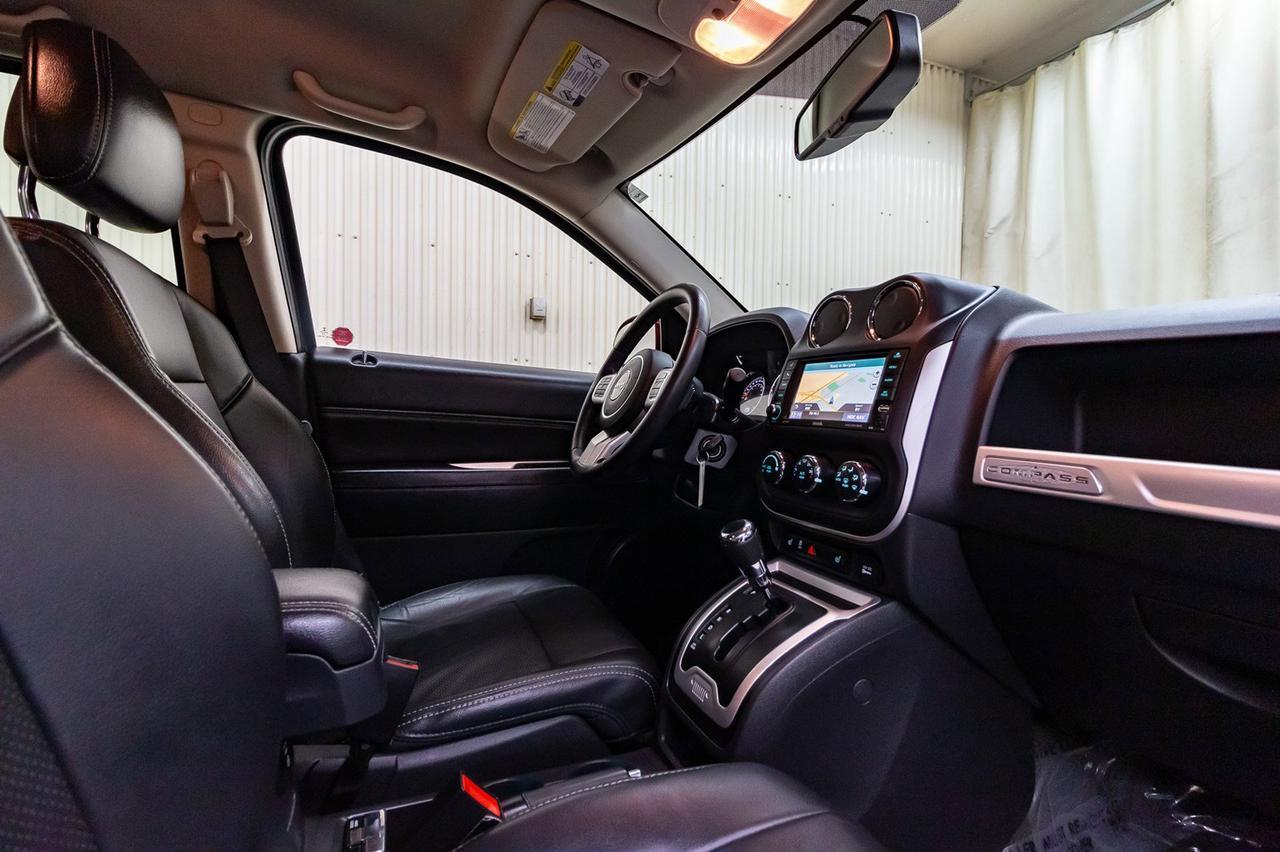 2015 Jeep Compass 4x4 Limited Leather Nav BCam Red Deer AB