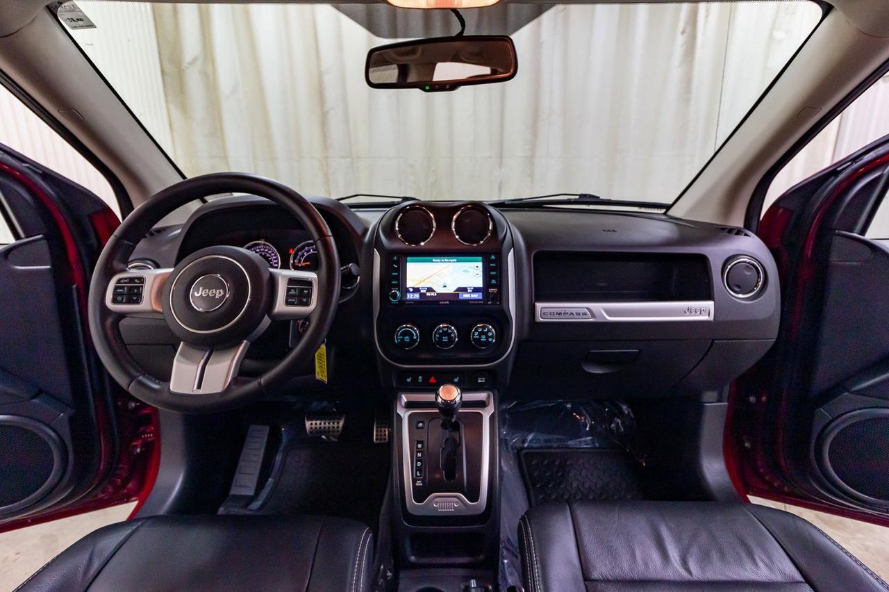 2015 Jeep Compass 4x4 Limited Leather Nav BCam Red Deer AB