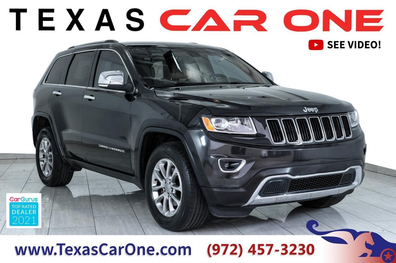2015 Jeep Grand Cherokee LIMITED 4WD NAVIGATION LEATHER HEATED SEATS REAR CAMERA KEYLESS