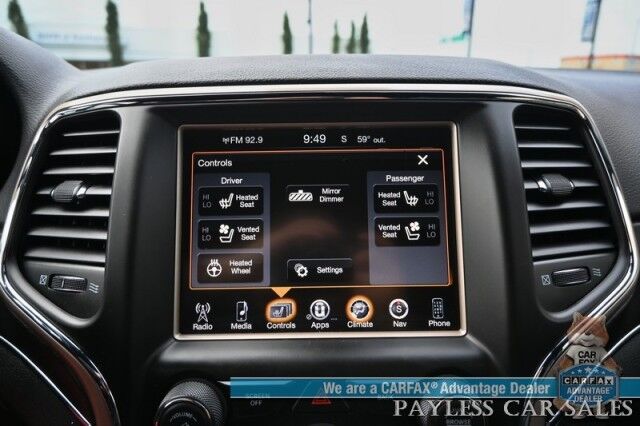 2015 Jeep Grand Cherokee Limited / 4X4 / Diesel / Auto Start / Advanced Technology & Luxury Group / Heated & Cooled Leather Seats / Heated Steering Wheel / Navigation / Panoramic Sunroof / Adaptive Cruise / Blind Spot / Bluetooth / Tow Pkg Anchorage AK
