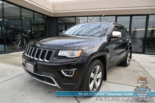 2015 Jeep Grand Cherokee Limited / 4X4 / Diesel / Auto Start / Heated & Cooled Leather Seats / Heated Steering Wheel / Navigation / Panoramic / Adaptive Cruise & Blind Spot / Bluetooth / Back Up Cam / Aluminum Wheel / Tow Pkg Anchorage AK