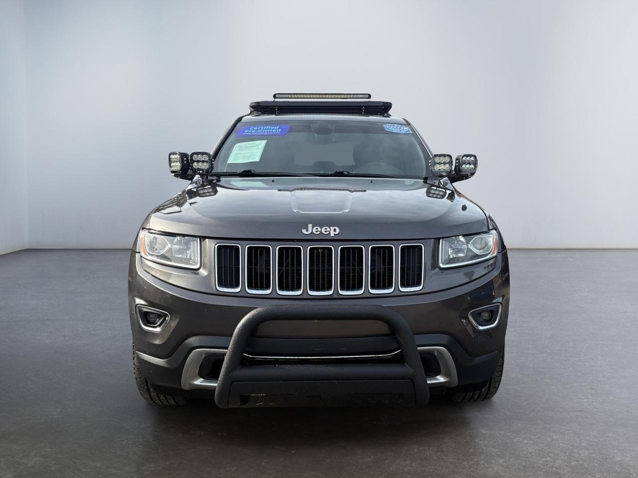 2015 Jeep Grand Cherokee Limited, POWER LIFTGATE, ROOF RACKS, TOW PACKAGE, SUNROOF, BACKUP CAMERA WITH PARKING SENSORS, HEATED STEERING WHEEL & SEATS, APPLE CARPLAY/ANROID AUTO, LOW MILEAGE, COME GET THIS RUGGED RIDE!