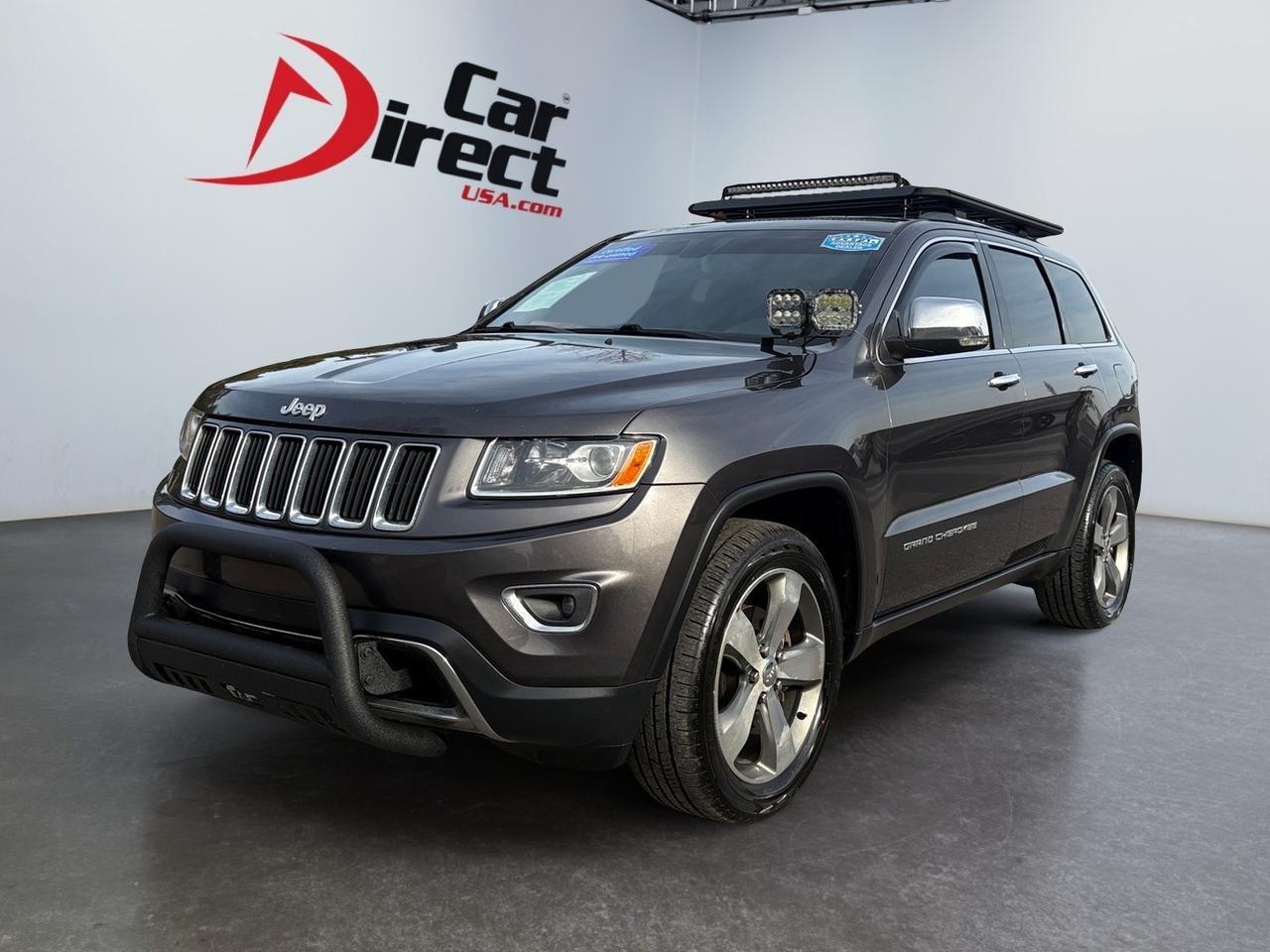 2015 Jeep Grand Cherokee Limited, POWER LIFTGATE, ROOF RACKS, TOW PACKAGE, SUNROOF, BACKUP CAMERA WITH PARKING SENSORS, HEATED STEERING WHEEL & SEATS, APPLE CARPLAY/ANROID AUTO, LOW MILEAGE, COME GET THIS RUGGED RIDE! Virginia Beach VA