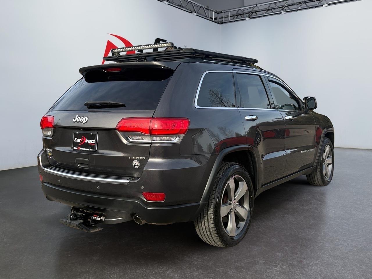 2015 Jeep Grand Cherokee Limited, POWER LIFTGATE, ROOF RACKS, TOW PACKAGE, SUNROOF, BACKUP CAMERA WITH PARKING SENSORS, HEATED STEERING WHEEL & SEATS, APPLE CARPLAY/ANROID AUTO, LOW MILEAGE, COME GET THIS RUGGED RIDE! Virginia Beach VA