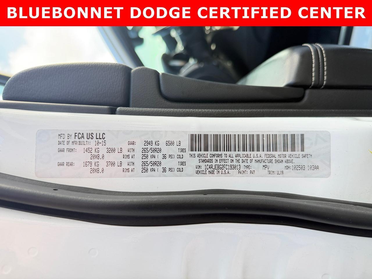 2015 Jeep Grand Cherokee Limited New Braunfels TX
