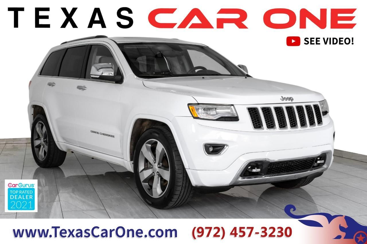 2015 Jeep Grand Cherokee OVERLAND NAVIGATION SUNROOF LEATHER SEATS REAR CAMERA KEYLESS ST
